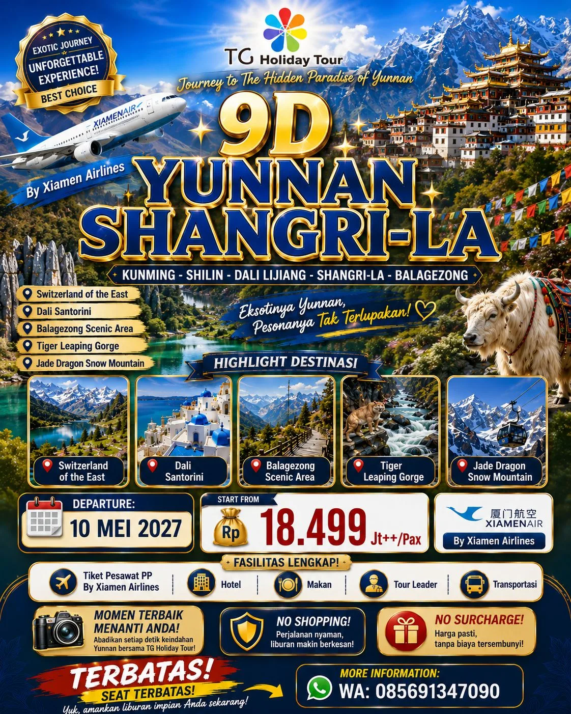 9D Yunnan Shangri-La