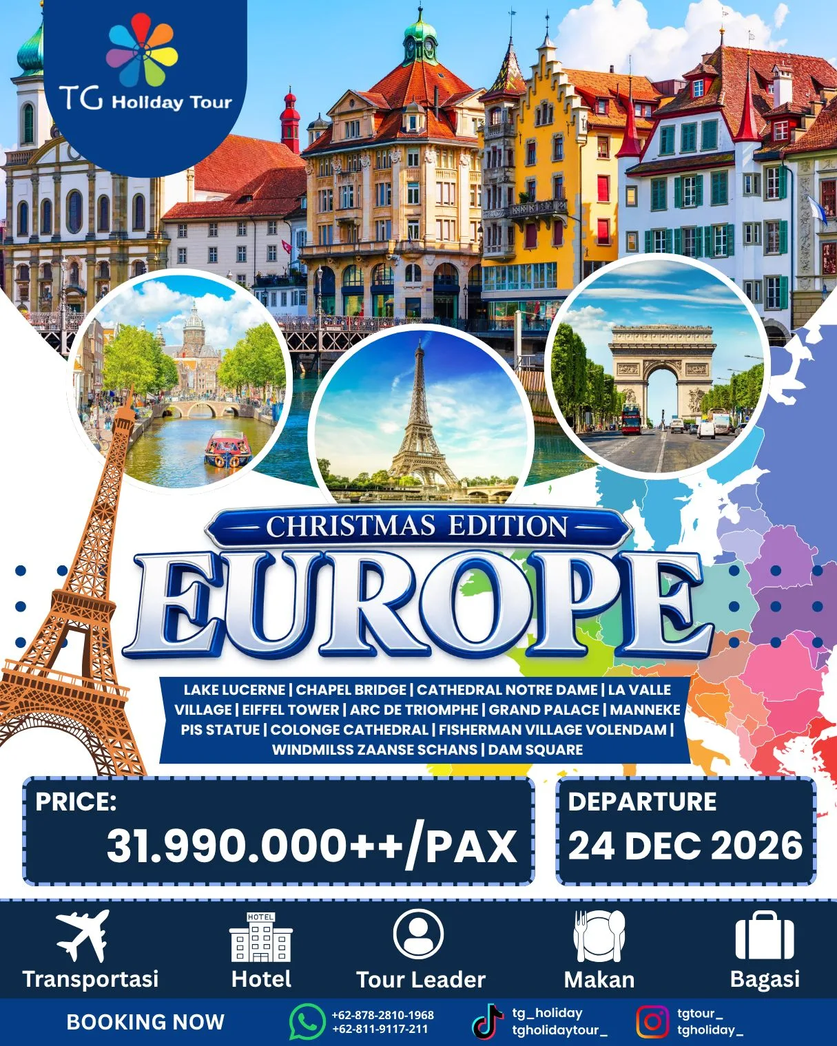 9D Christmas Edition West Europe La Vallee Lucerne