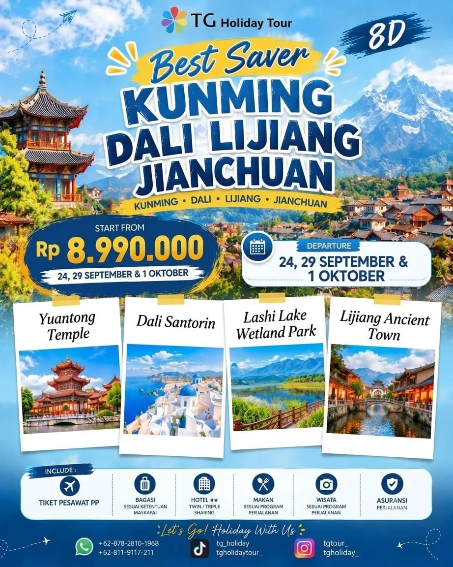 Best Saver 8D Kunming Dali Lijiang Jianchuan
