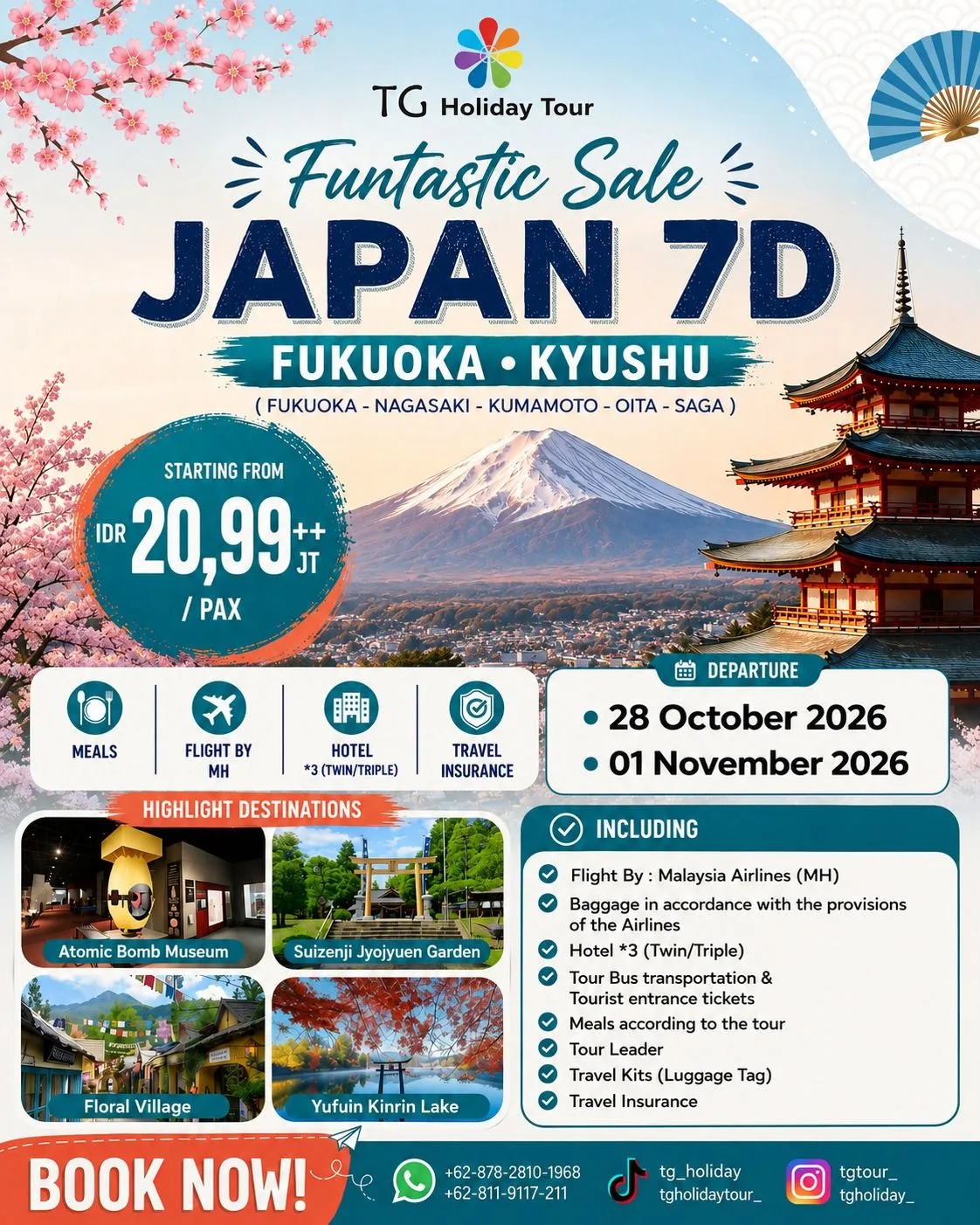 7D Funtastic Sale Japan Fukuoka Kyushu