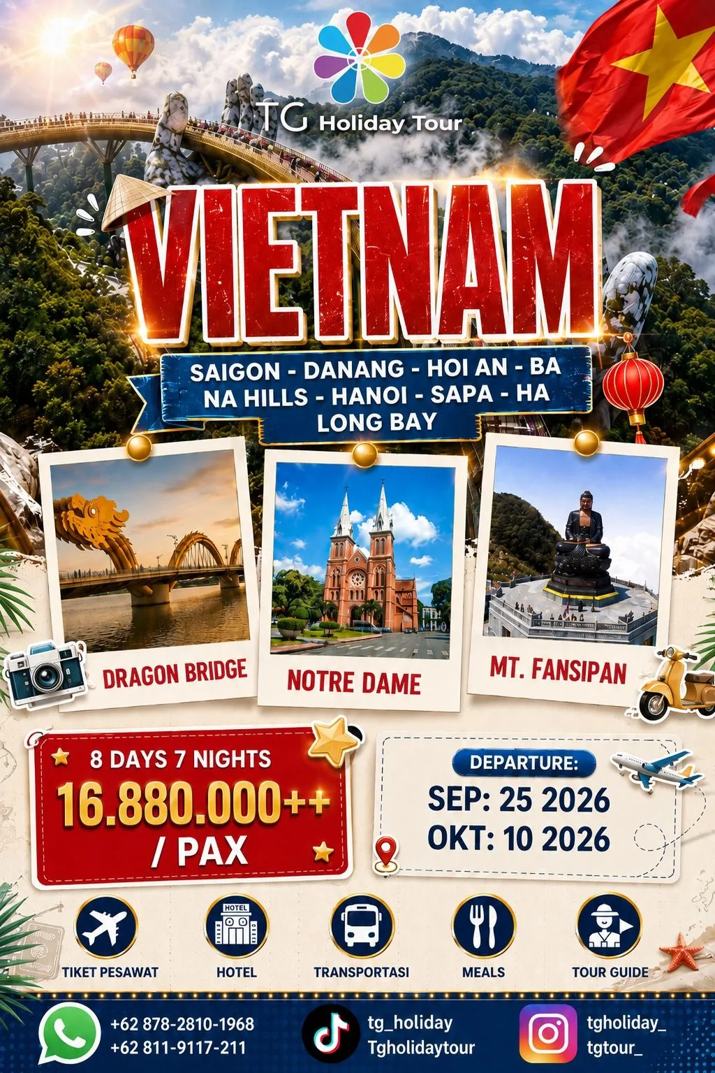 8d7n Vietnam Vacation